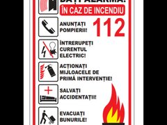 Semn in caz de incendiu